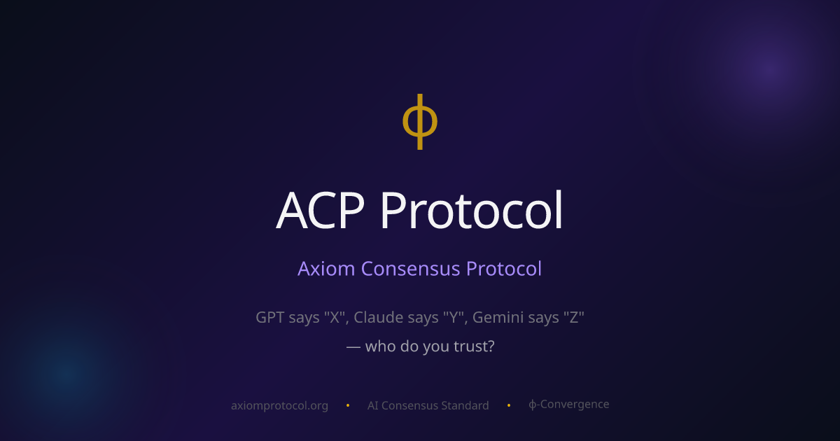 ACP - Axiom Consensus Protocol